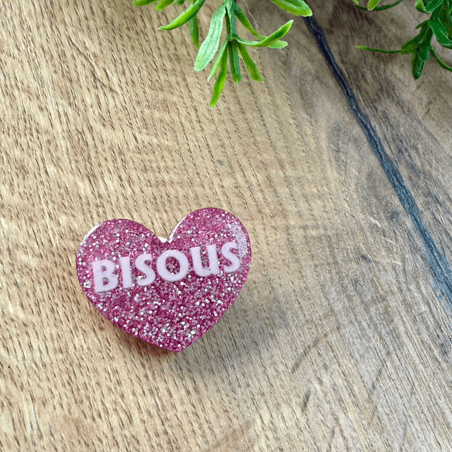Broche Bisous